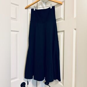 Patagonia Black Maxi Skirt with Fold-Over Waist